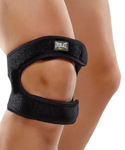 Soporte de rodilla doble ajuste Everlast talla L/XL negro