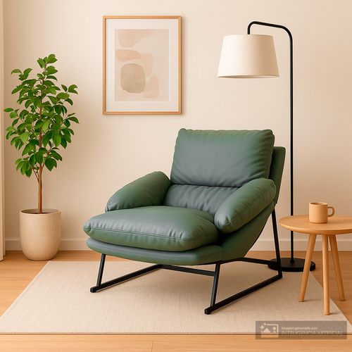 Sofa Layback verde pastel