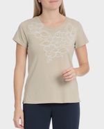 104956857-Camiseta-Punt-Roma-beige-manga-corta-para-mujer