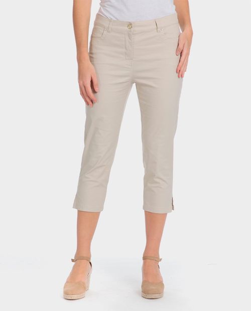 Pantalón Punt Roma capri de cintura alta para mujer