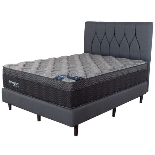 Conjunto Perfection con resortes pocket gris