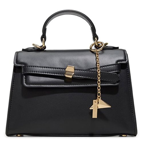 Cartera satchel Aldo Alola color negro para mujer