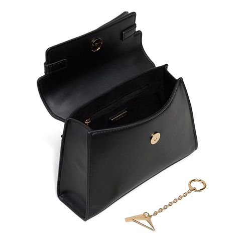 Cartera satchel Aldo Alola color negro para mujer