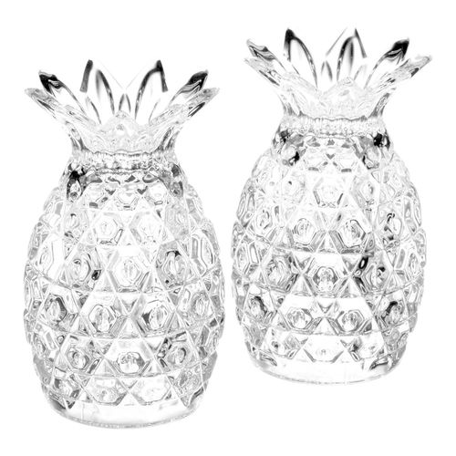 Set salero y pimentero de cristal