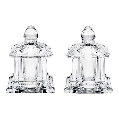 Set salero y pimentero de cristal