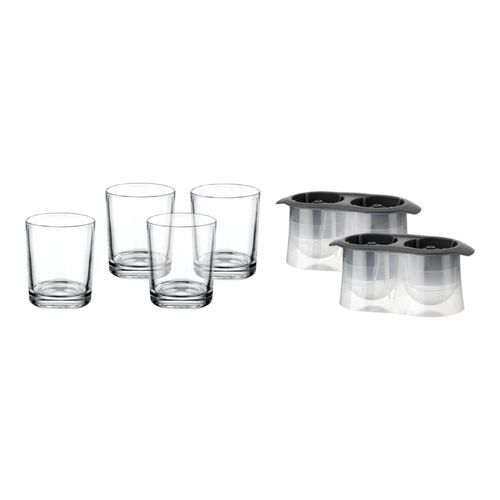 Set de vasos Godinger para whisky + moldes