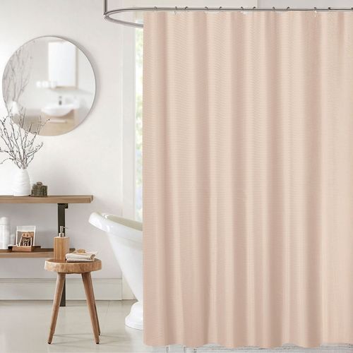 Cortina de poliéster sólido para baño