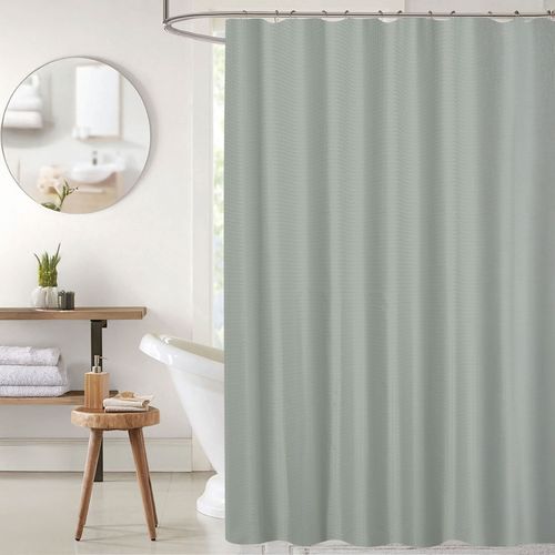 Cortina de poliéster sólido para baño
