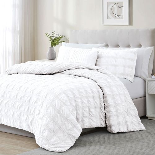 Edredón de poliéster geométrico eliza