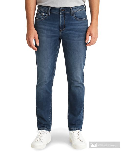 Jeans Orange slim fit azul denim lavado para hombre
