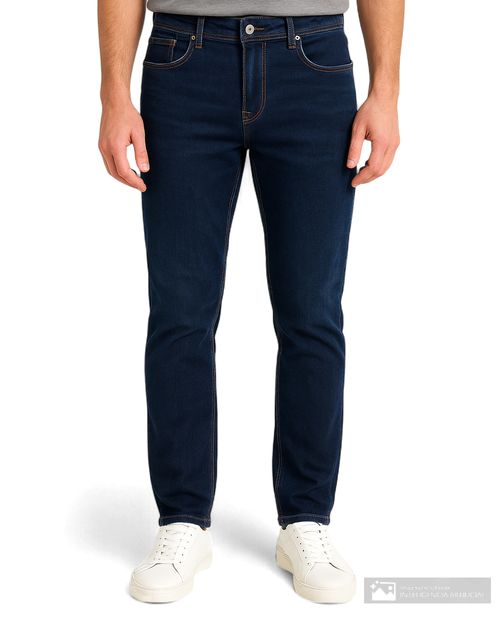 Jeans Orange slim fit azul oscuro denim para hombre