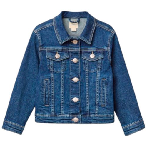 Chaqueta azul denim para niña