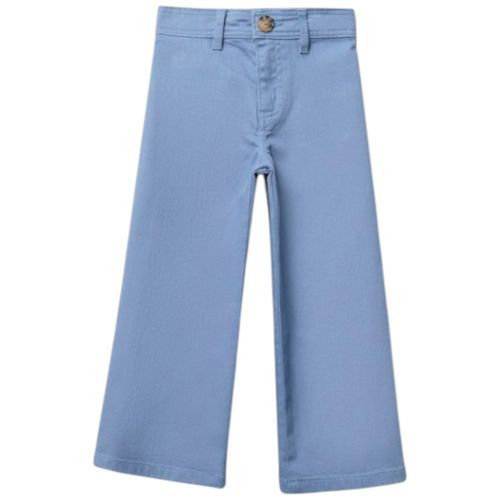 Pantalón celeste sólido para niña