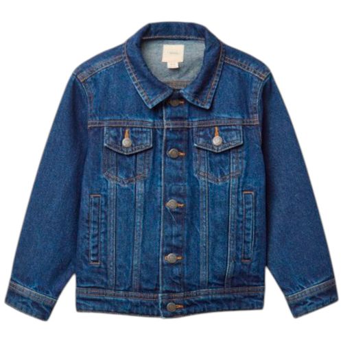 Chaqueta azul denim para niño