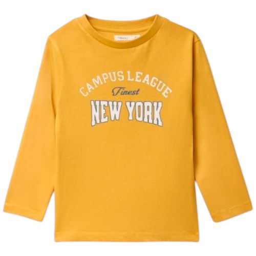 Camiseta amarilla con estampado para niño