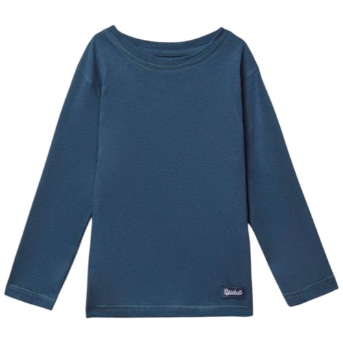 Camiseta azul sólido para niño