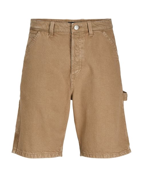 Short carpenter Jack & Jones baggy fit café denim para hombre