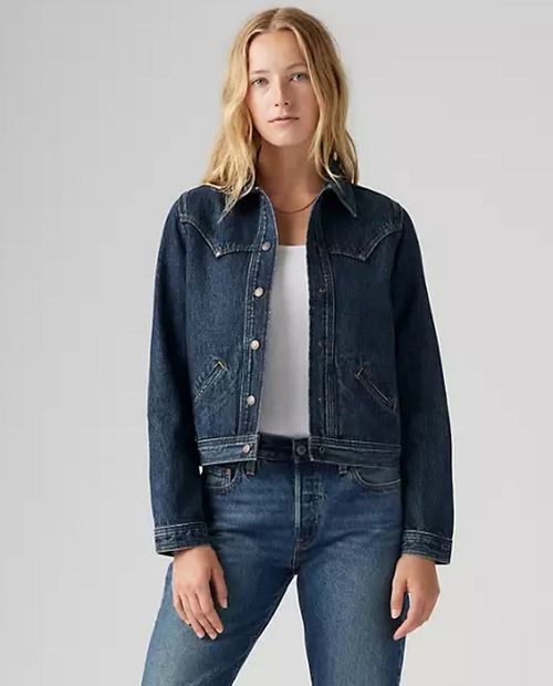 Chaqueta Levi's denim azul para mujer