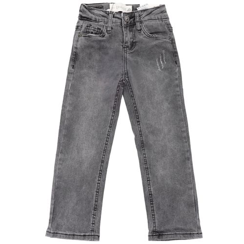 Jeans gris lavado para niño