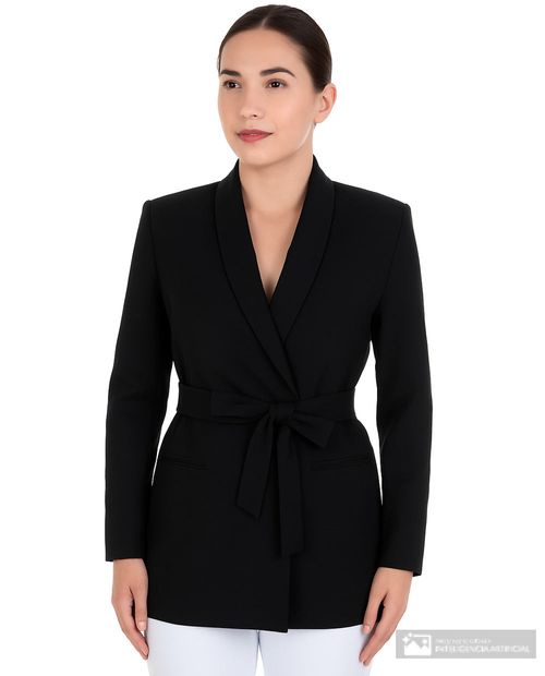 Blazer Sabrina negro para mujer