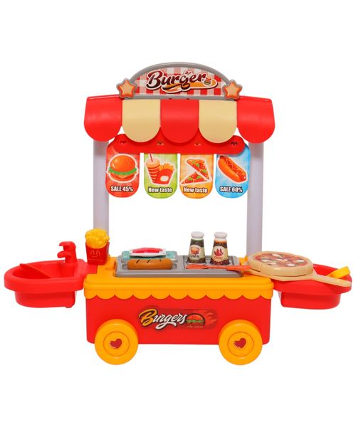 Fun market carrito de comida rápida 22 piezas