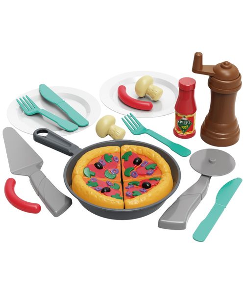 Grandex set juego de comida deluxe de 19 piezas