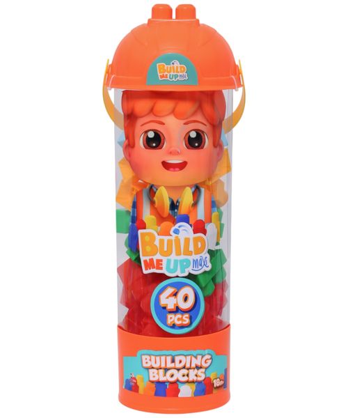 Build me up maxi bloque tubo constructor con display  40 piezas