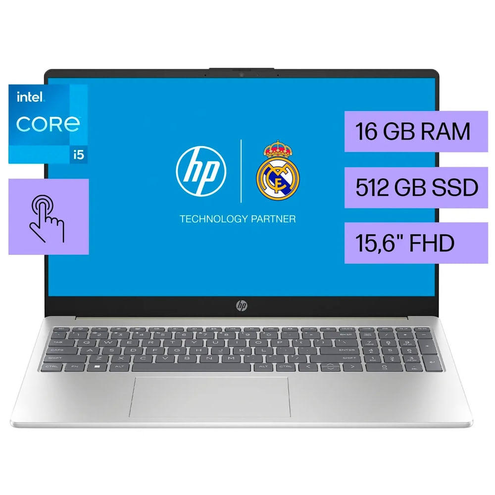 Laptop HP 15-FD0153LA Intel Core i5-1340U 16GB RAM 512GB SSD