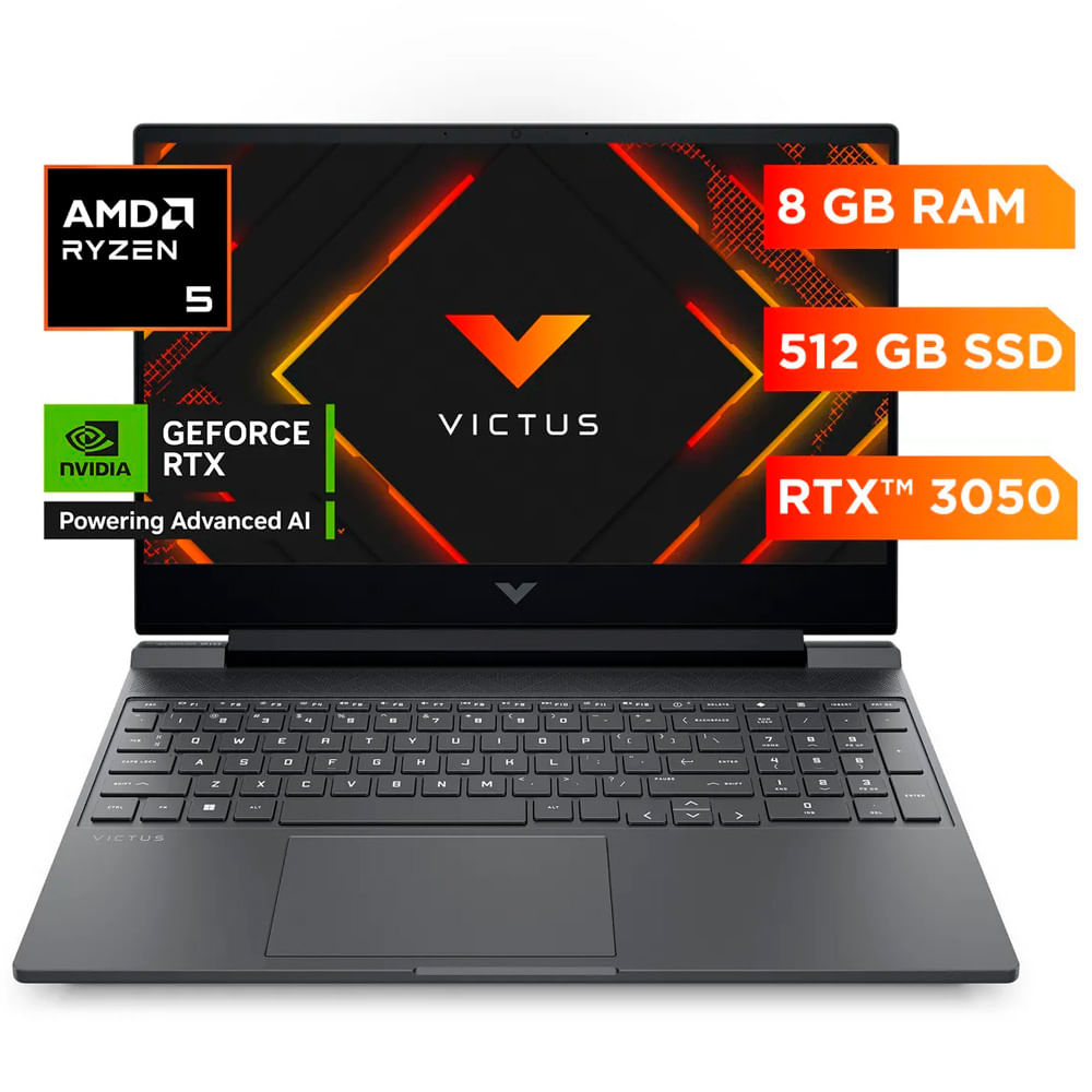 Laptop gaming HP Victus AMD Ryzen 5-8645HS 8GB RAM + 512GB SSD ROM