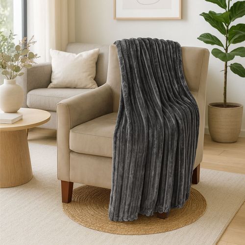 Frazada corduroy de poliéster 152x200 cm