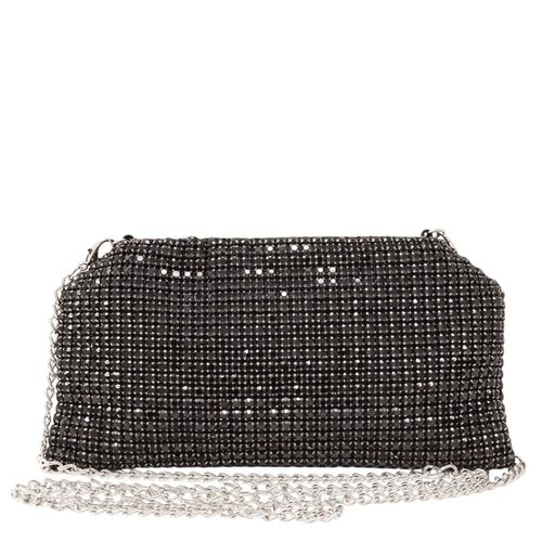 Cartera clutch Sasha color negro para mujer
