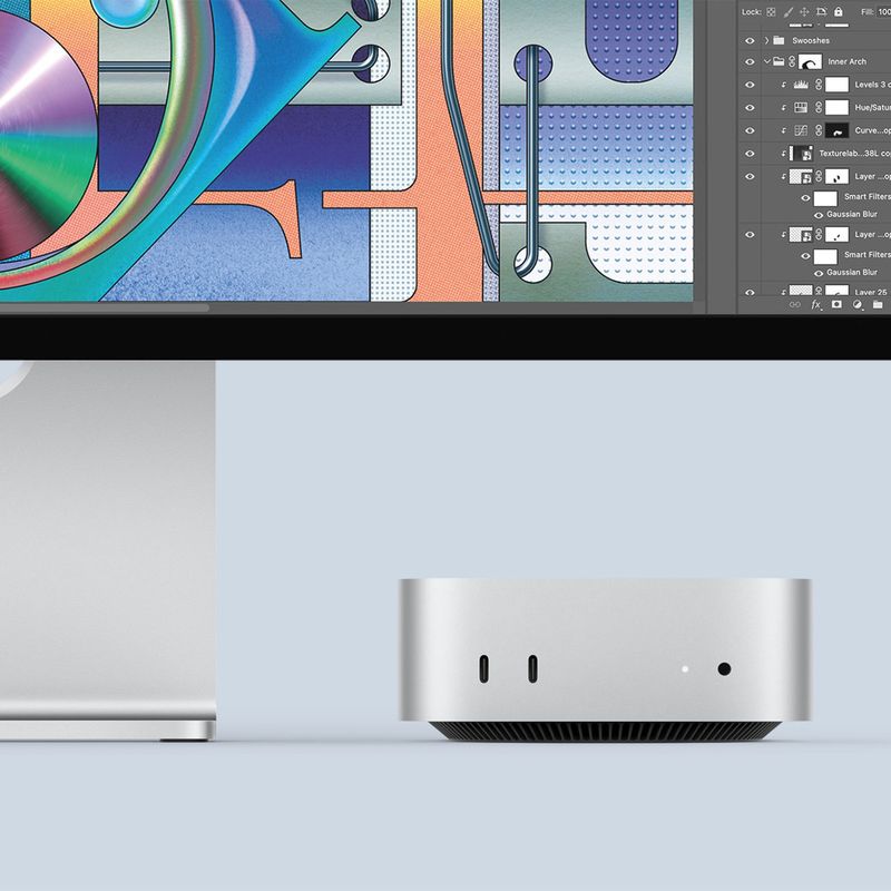 Mac mini M4 chip 10-core CPU 10-core GPU 16GB RAM 256GB SSD