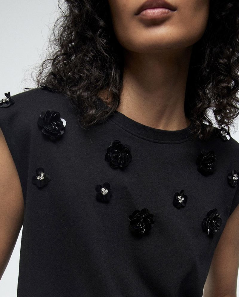 104994774-Camiseta-Sfera-negra-manga-corta-para-mujer