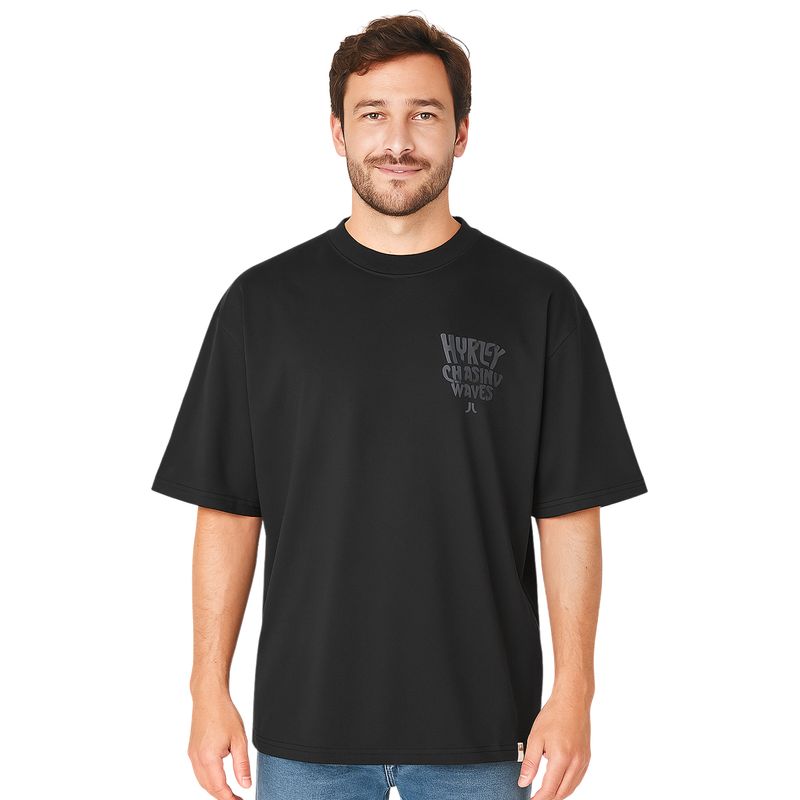Camiseta Hurley estampado Chasing waves para hombre Siman El