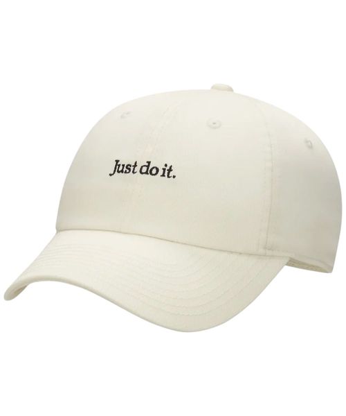 Gorra deportiva Nike blanco crema para hombre