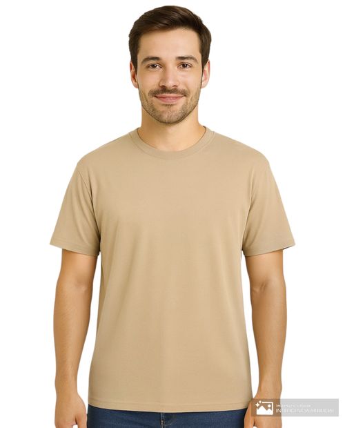 Camiseta Unexpected khaki texturizada para hombre