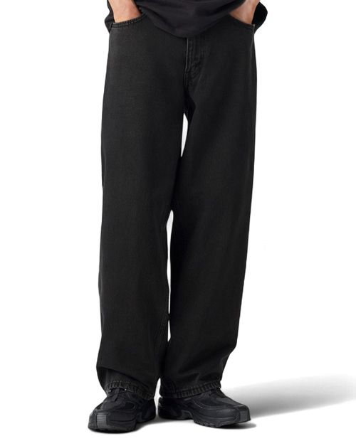 Jeans Levi's 578 baggy fit negro denim sólido para hombre