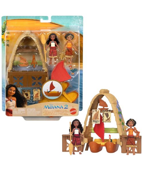 Moana 2 set de juego Moana y Loto con accesorios