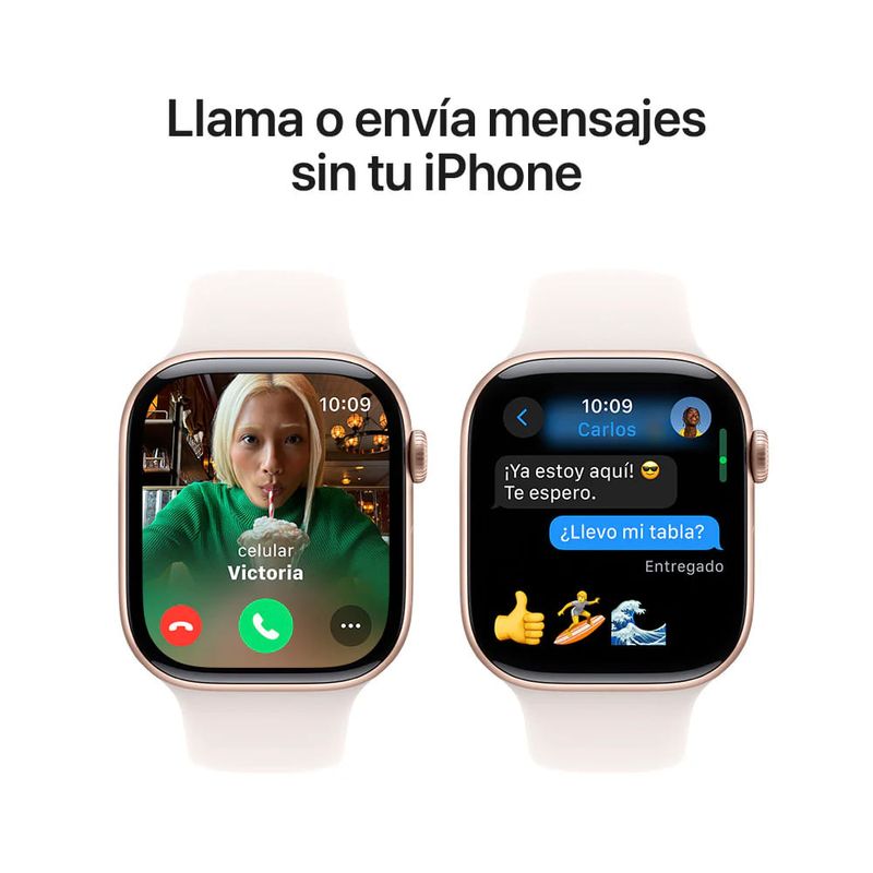 Apple watch series 10 gps 46mm black sport band m/l Siman El