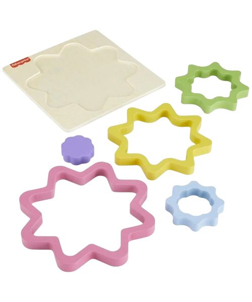 Fisher-price juguete rompecabezas arcoíris de madera
