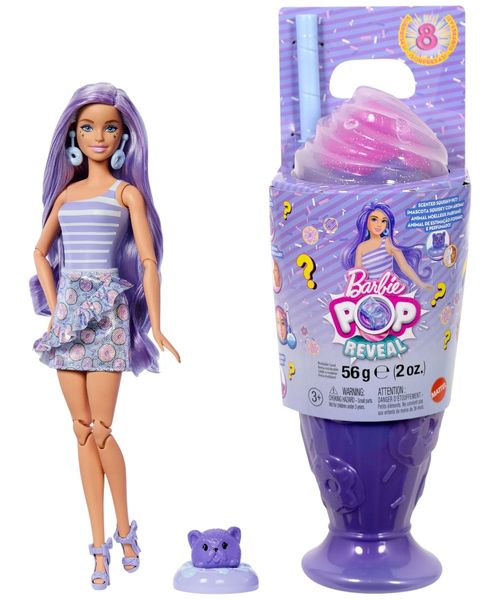 Barbie pop reveal muñeca dulces sorpresas
