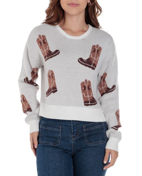 Suéter No Comment pull over tejido para mujer