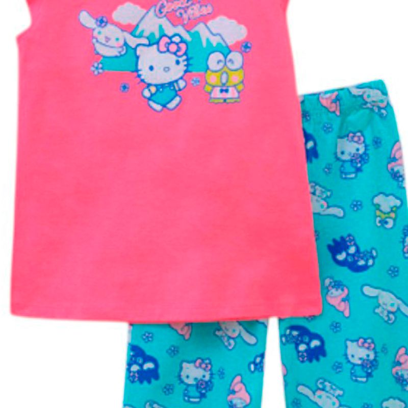 104911241-Pijama-de-2-piezas-bicolor-con-estampado-Hello-Kitty-para-niña