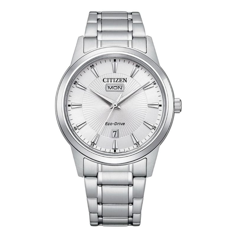 Reloj Citizen análogo de acero inoxidable plateado para hombre - Siman ...