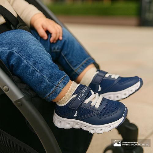 Zapato casual Nautica azul para niño bebé