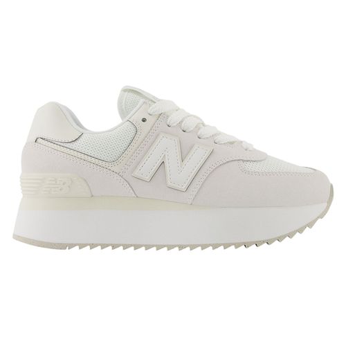 Zapato New Balance 574 + casual beige para mujer