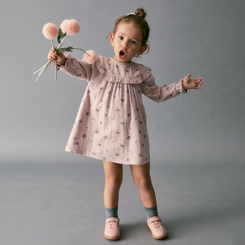 Vestido rosado para bebé niña-1756827695216