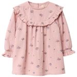 Vestido rosado para bebé niña-1756827642292