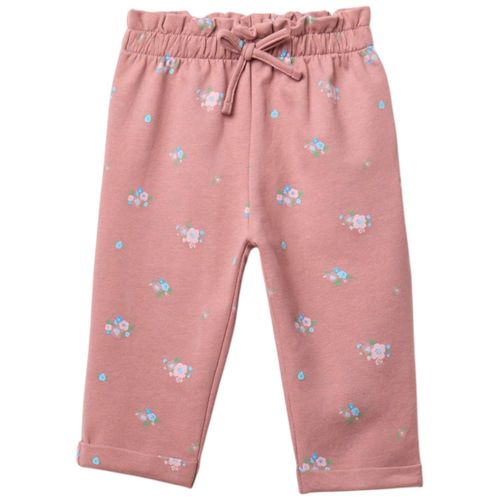 Pantalón rosado con estampado para bebé niña