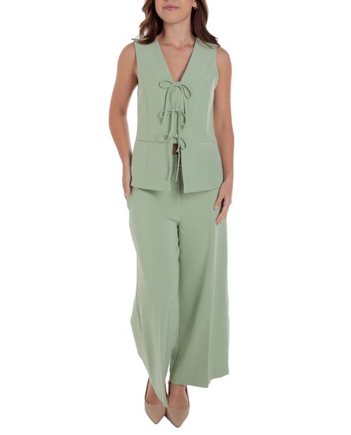 Chaleco Sabrina verde para mujer
